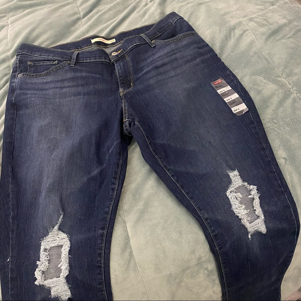 Levi’s 711 18W short skinny jeans new w/out tags - Picture 3 of 8